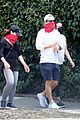 pregnant lea michele goes for hike with zandy reich mom 29