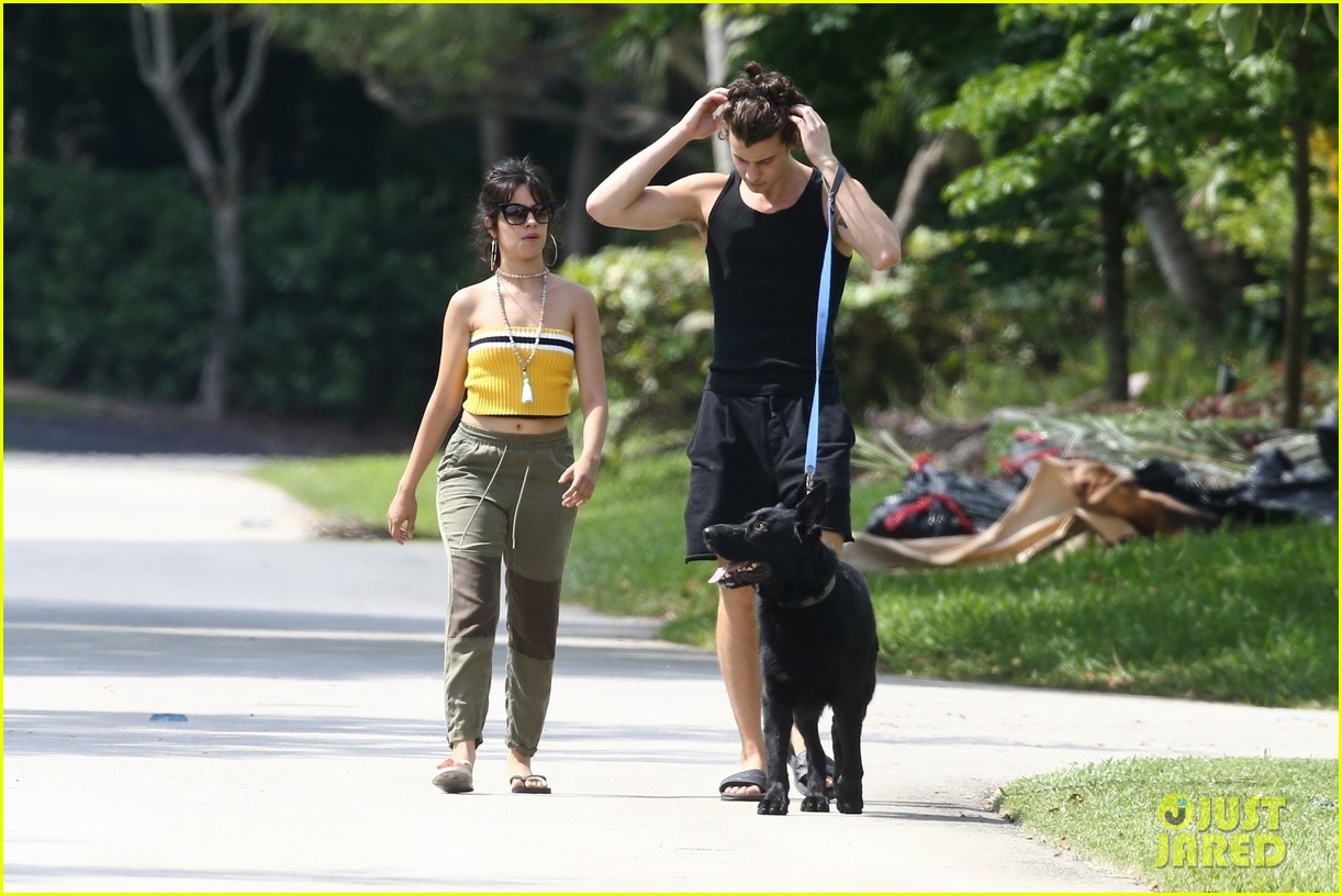 Full Sized Photo of shawn mendes camila cabello walking photos 20