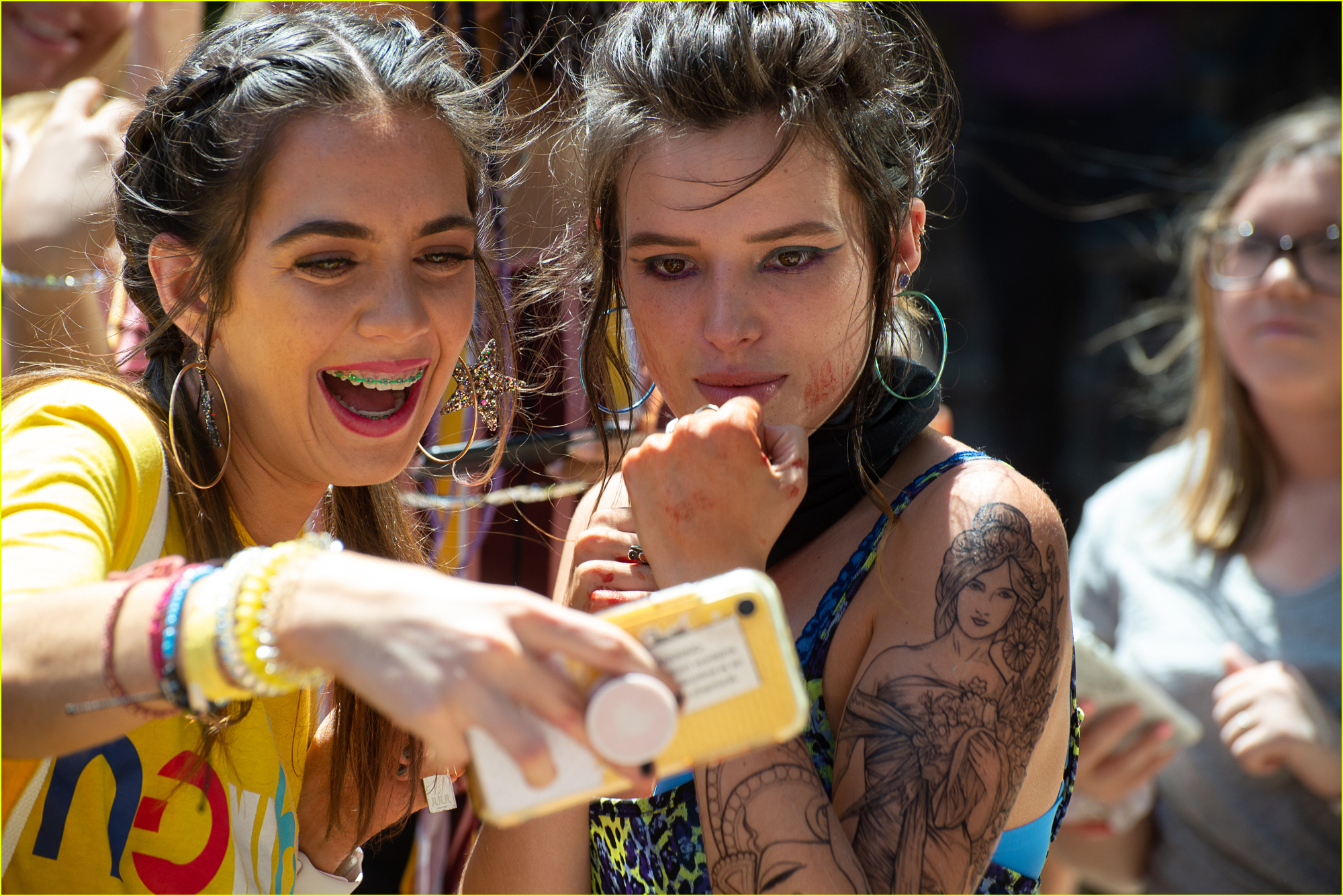 bella thorne is up to no good in infamous trailer 01