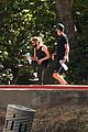 ashley benson g eazy hold hands hiking in the hills 20