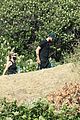 ashley benson g eazy hold hands hiking in the hills 27