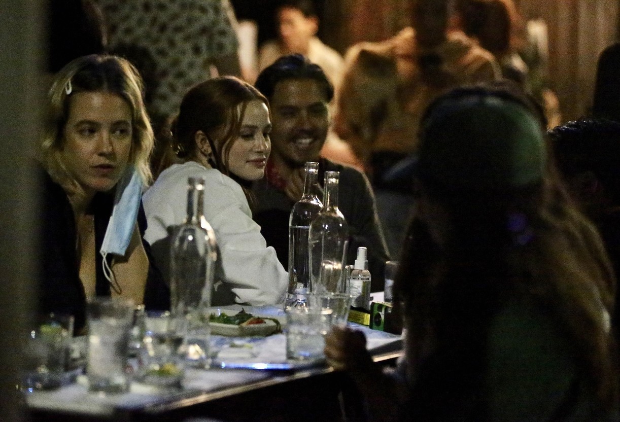Madelaine Petsch Dines Out With 'Riverdale' Co-Star Cole Sprouse