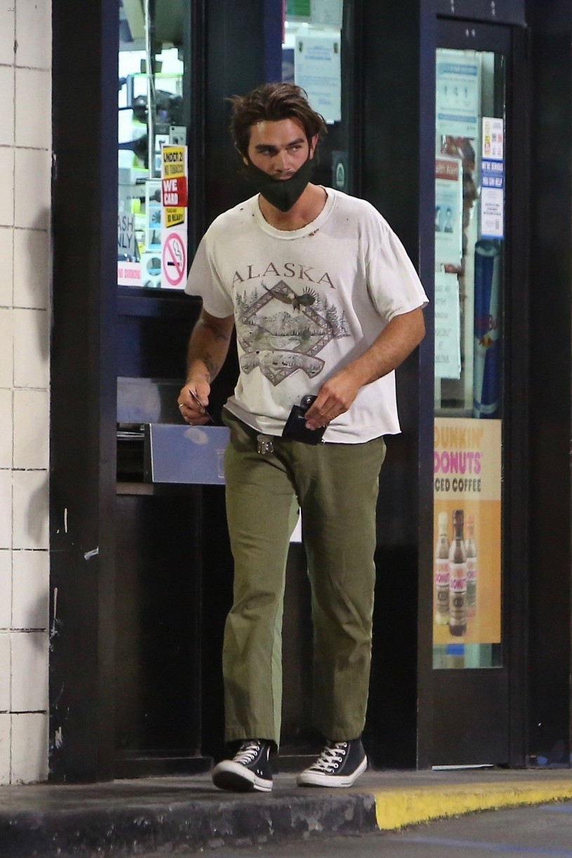 KJ Apa Makes a Late Night Store Run After Dining Out With Friends Over