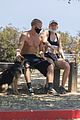 miley cyrus goes for a hike with shirtless cody simpson 17