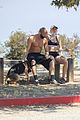 miley cyrus goes for a hike with shirtless cody simpson 26