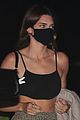 kendall jenner hailey bieber cool girl style at nobu 02