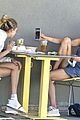 cara delevingne margaret qualley at lunch 26