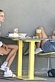 cara delevingne margaret qualley at lunch 27