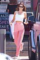 kendall jenner red checkered pants day out malibu 01