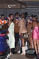 cole sprouse surrounded by ladies after dinner 12