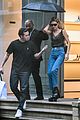 brooklyn beckham at his moms store with nicola peltz 05