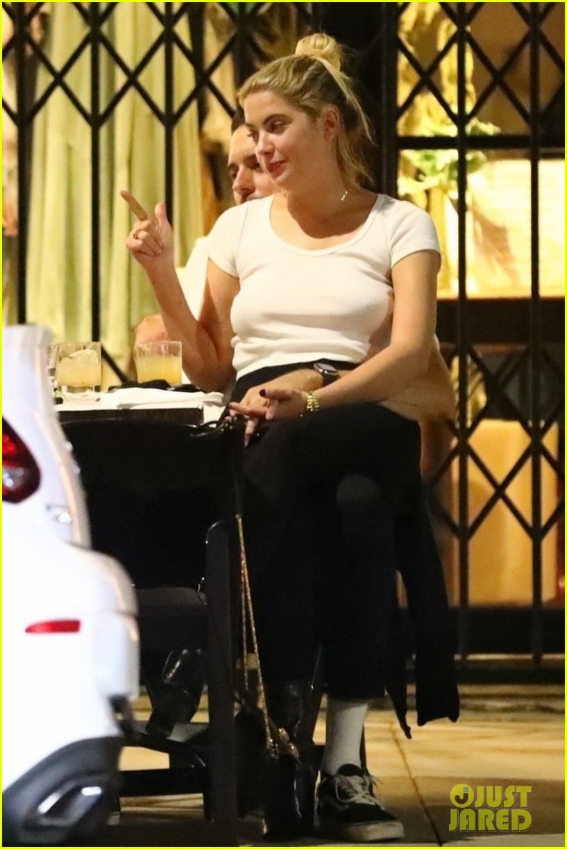 Ashley Benson Wears What Appears to Be an Engagement Ring While Out