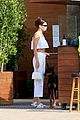 kendall jenner brings her dog six to lunch with friends 05