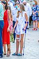 infanta sofia injured knee leans on leonor fam visit 24