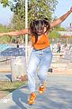 addison rae shows off her skateboarding skills at the skate park 05