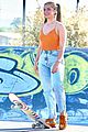 addison rae shows off her skateboarding skills at the skate park 17