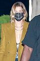 hailey bieber stylish look dinner date with justin 04