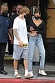 justin bieber new tattoo out for lunch with hailey bieber 30