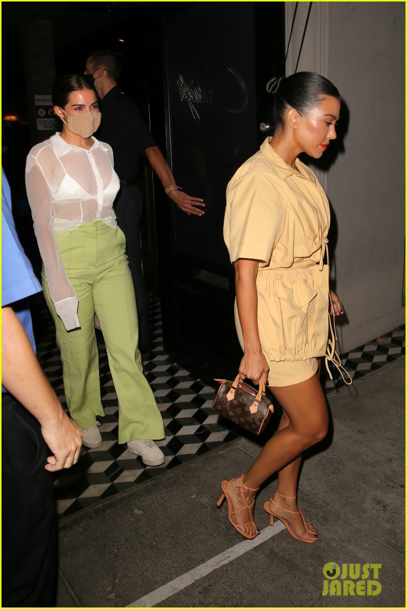 Addison Rae Joins Kourtney Kardashian For Craig's Dinner In Weho