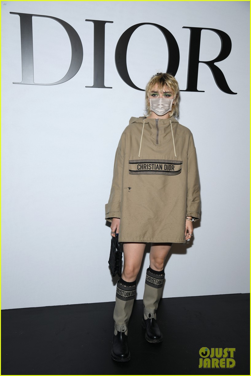 Maisie Williams & Reuben Selby Step Out For Dior Show at Paris Fashion