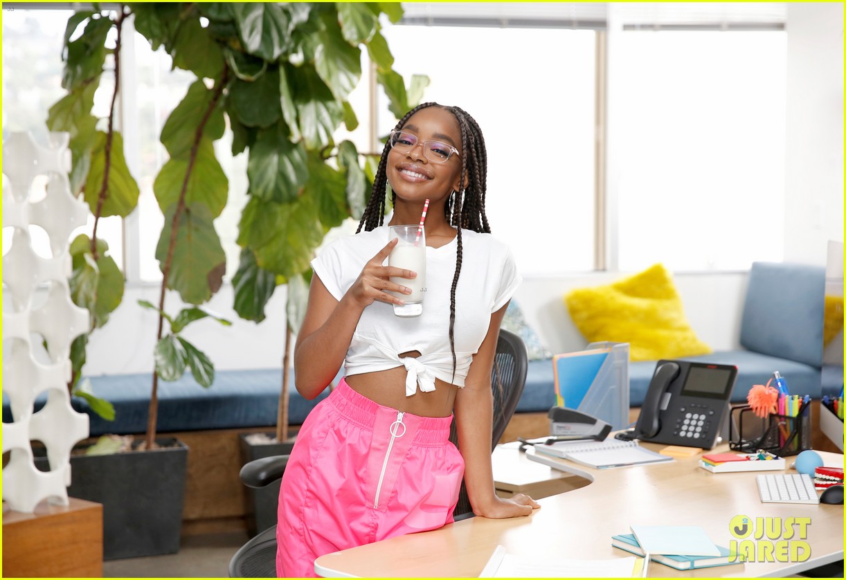 Full Sized Photo of marsia martin goes behind the scenes with go milks