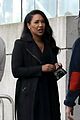 candice patton back on the flash set filming with victoria park 06