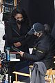 candice patton back on the flash set filming with victoria park 19