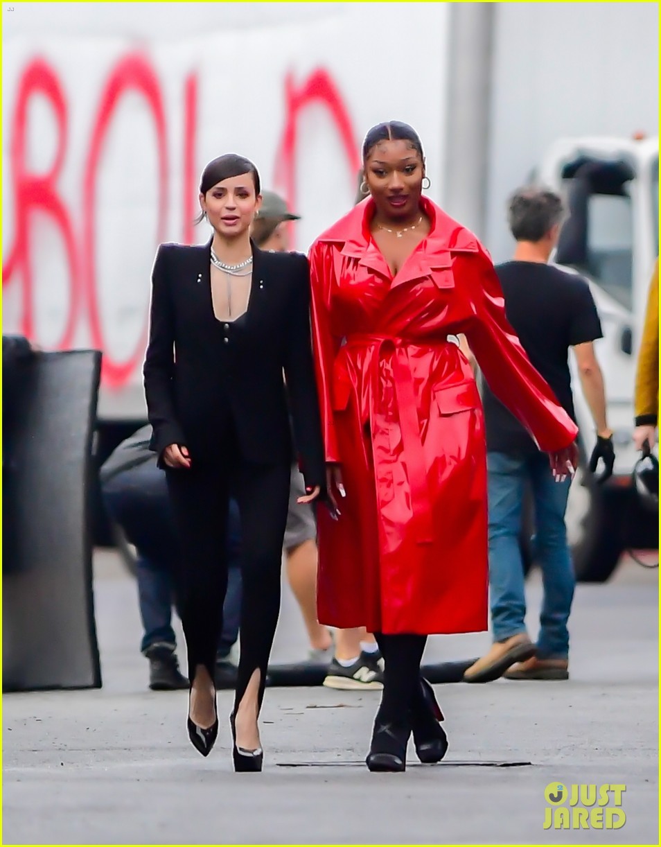 Sofia Carson Joins Megan Thee Stallion in New Revlon Commercial Shoot