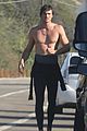jacob elordi bares his abs after surf session in malibu 09