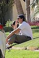 jacob elordi goes shirtless while hanging out outside with kaia gerber 43