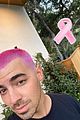 joe jonas debuts pink hair for breast cancer awareness month 01
