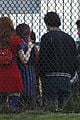 kj apa pulls casey cott in for a kiss on riverdale set 33