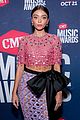 sarah hyland says to vote on cmt awards 2020 red carpet 09