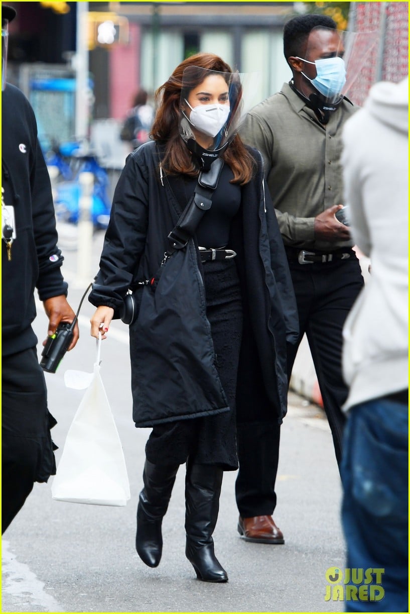 vanessa hudgens stays safe filming new movie in nyc 07