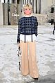 maisie williams pink face mask paris fashion chloe show 05