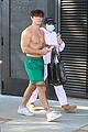 bryce hall leaves the gym shirtless with addison rae 08