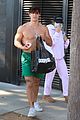 bryce hall leaves the gym shirtless with addison rae 10