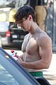 bryce hall leaves the gym shirtless with addison rae 19
