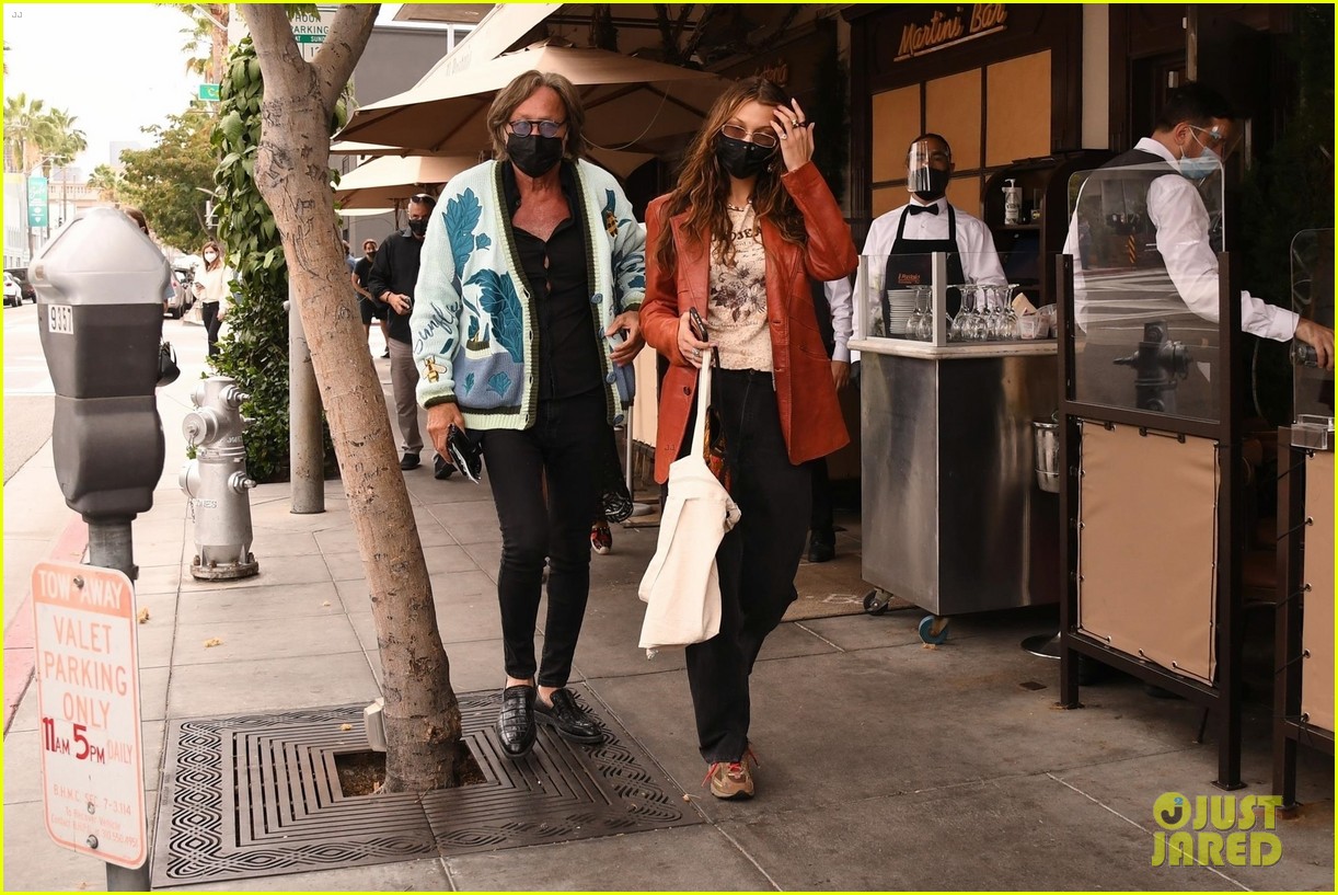 bella hadid takes her dad to lunch for his birthday 30