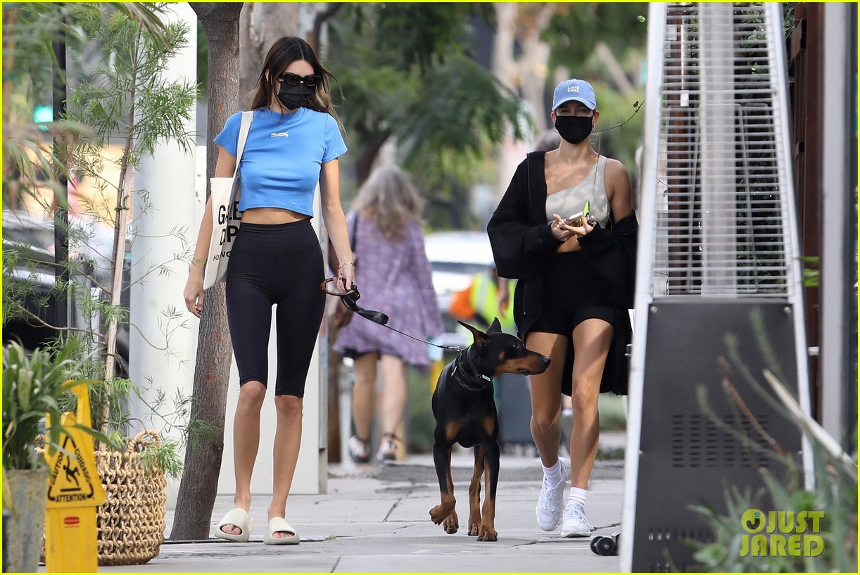 kendall jenner lunch with hailey bieber afterturning 25 05