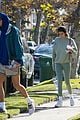 jacob elordi short shorts workout with kaia gerber 27