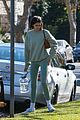 jacob elordi short shorts workout with kaia gerber 34