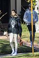 kaia gerber jacob elordi take her dog for a walk 11