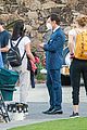 harry styles looks dapper in two suits on dont worry darling set in palm springs 29