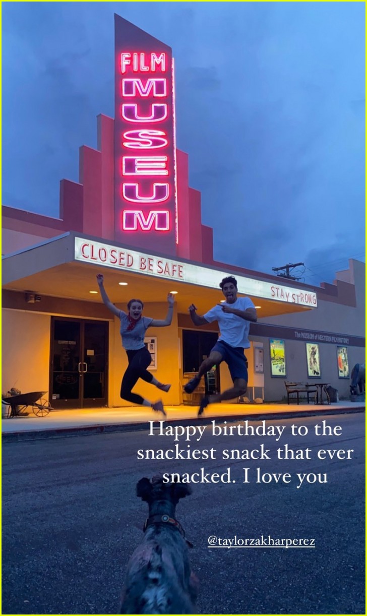 joey king calls taylor zakhar perez a snacky snack for his birthday 01