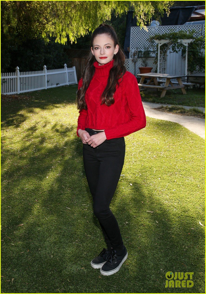 mackenzie foy promotes her new movie black beauty at home and family 01