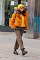 selena gomez neon green face mask only murders set 22