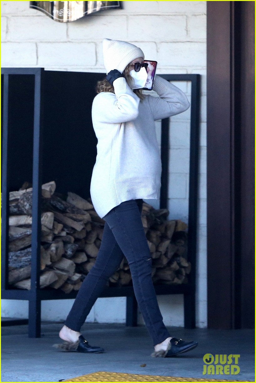 pregnant ashley tisdale takes her dogs while shopping 28