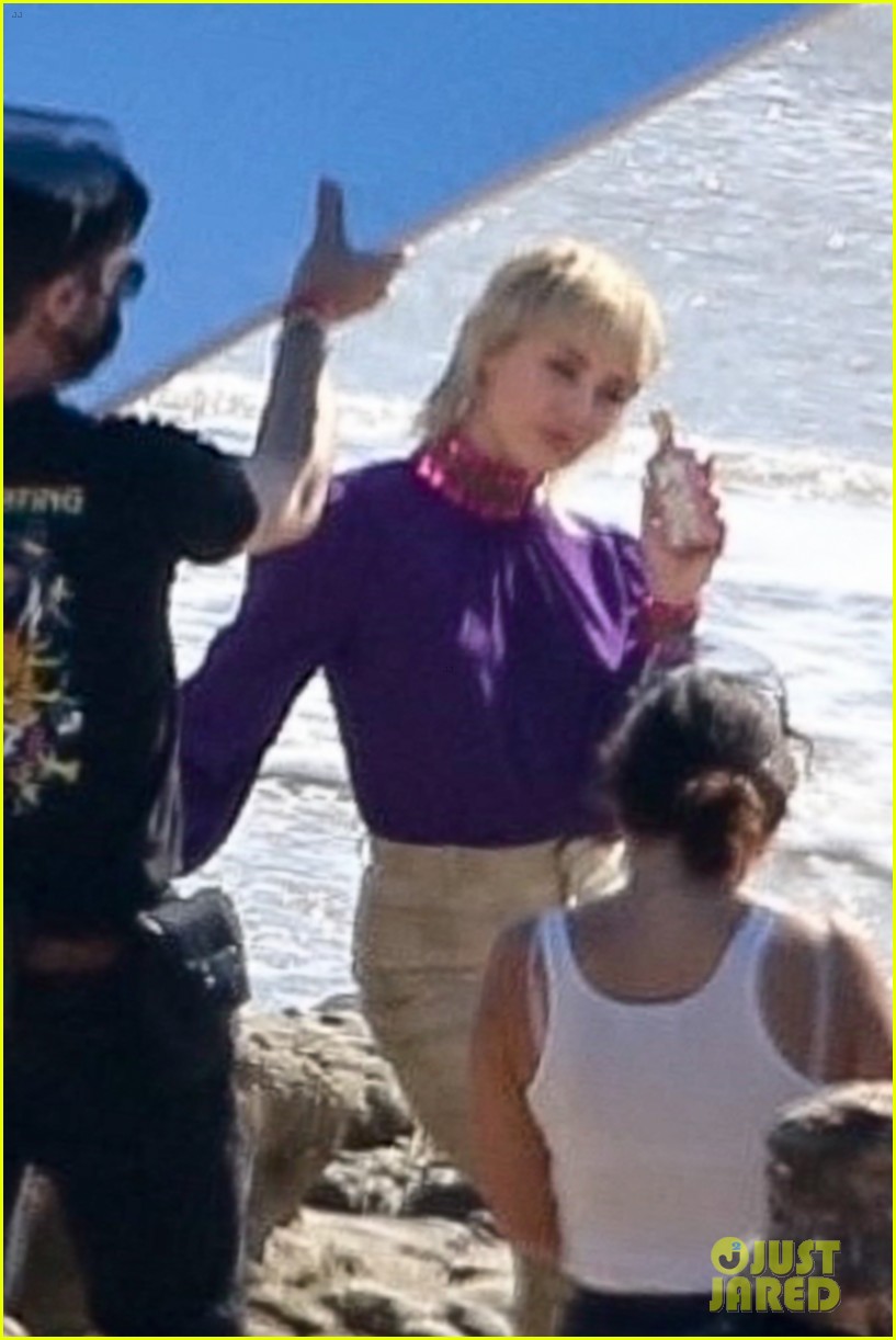 Full Sized Photo of miley cyrus filming new music video at beach 84 ...