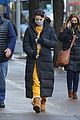 selena gomez bundles up while arriving on set of only murders 02